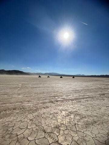 Las Vegas ATV Riding On A Dry Lake Bed in Jean