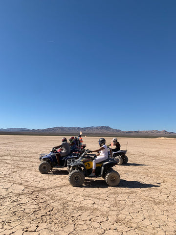 Friends Riding ATV in Las Vegas