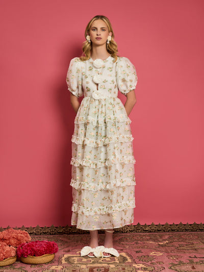 DREAM Allure Jacquard Midi Dress – Sister Jane