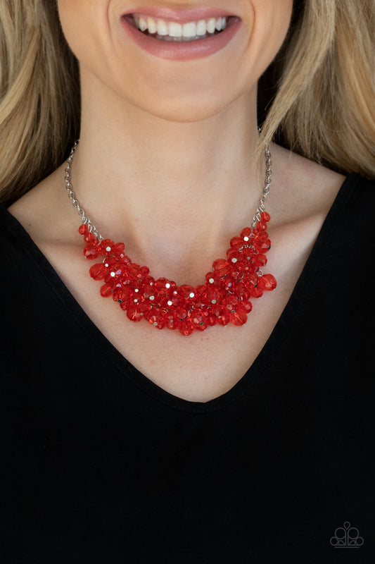 Paparazzi Crystallized Couture - Red Necklace – A Finishing Touch