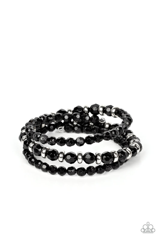 Paparazzi It’s A Vibe - Black Bracelet - Infinity Bracelets