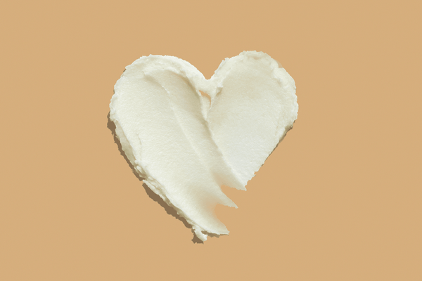 A heart made out of Shea Butter