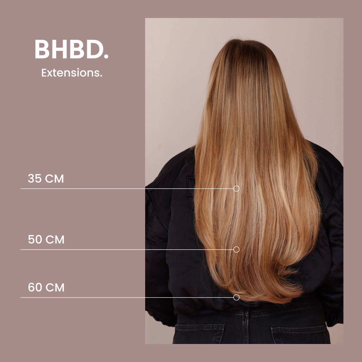 BHBD tape extensions length guide
