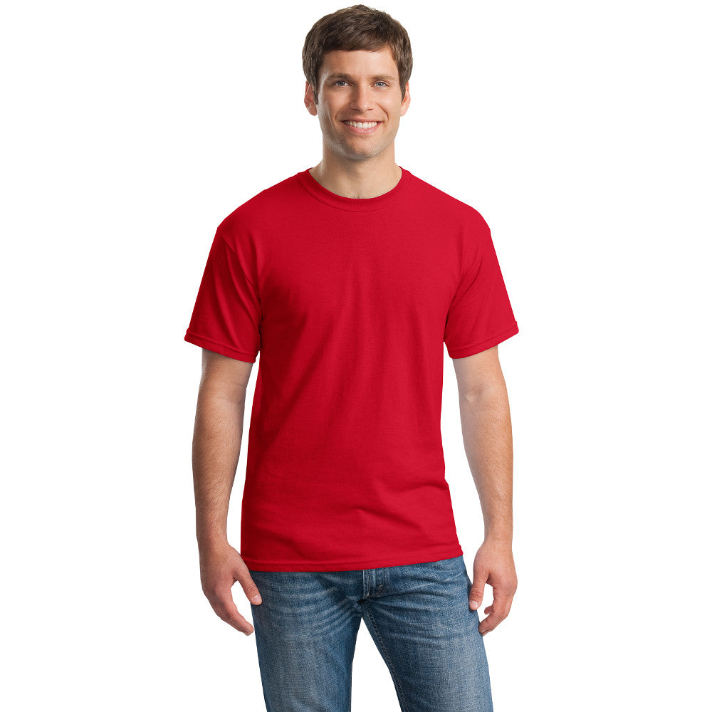 red gildan tshirt