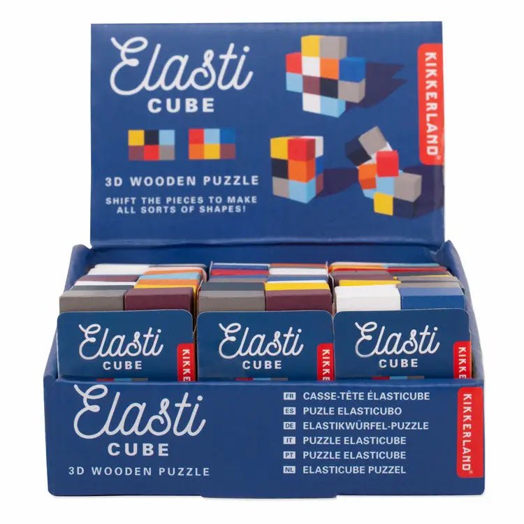 Elasti Cube 3D Wooden Puzzle