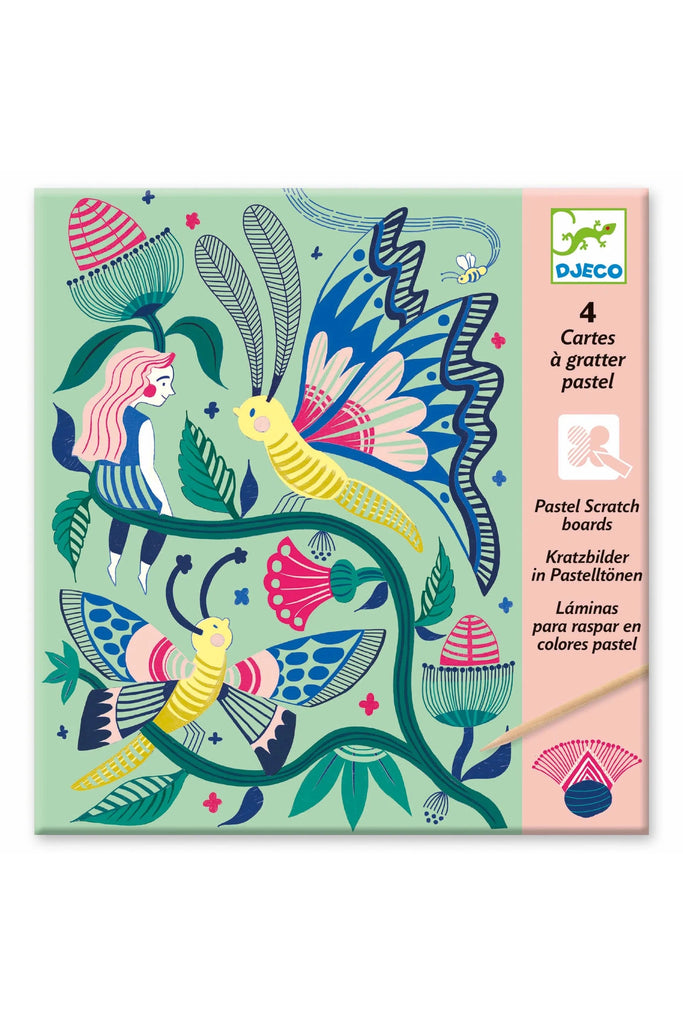 Ooly Scratch & Scribble Art Kit- Princess Garden
