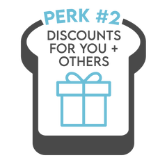 Perk Two Discount for You or others