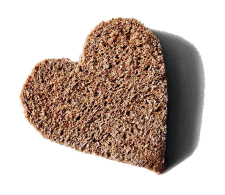 heart shaped gluten free bread