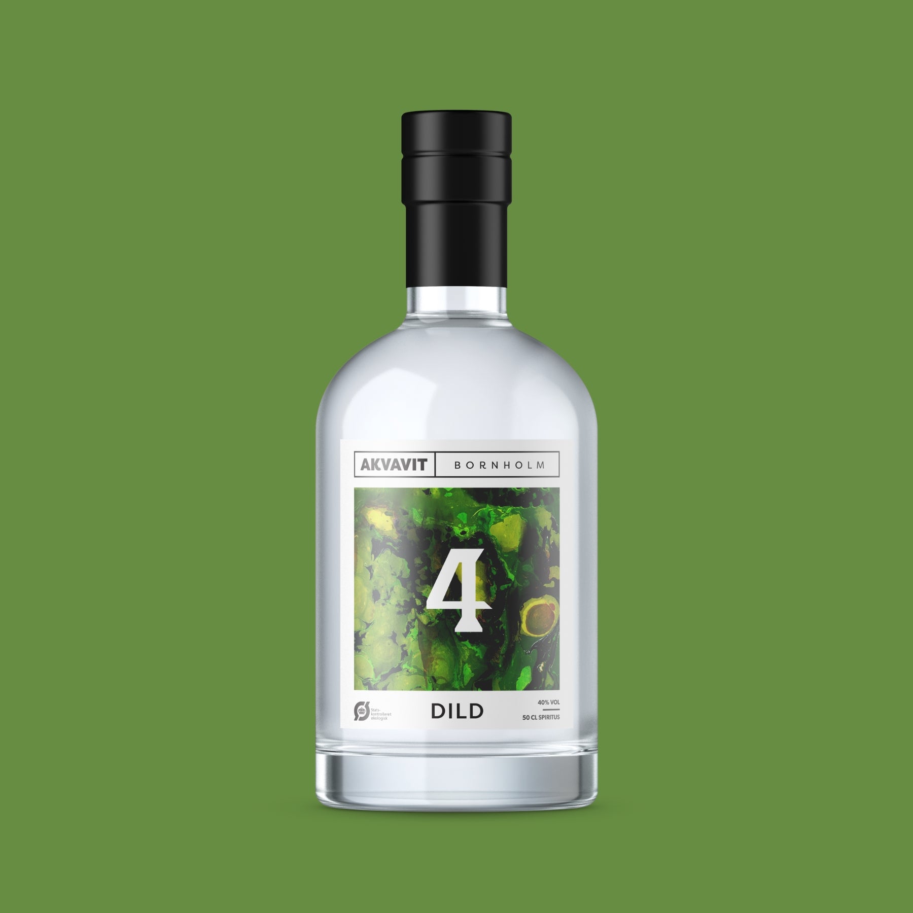 Billede af Akvavit Bornholm No. 4 Dild 38% - 50 cl