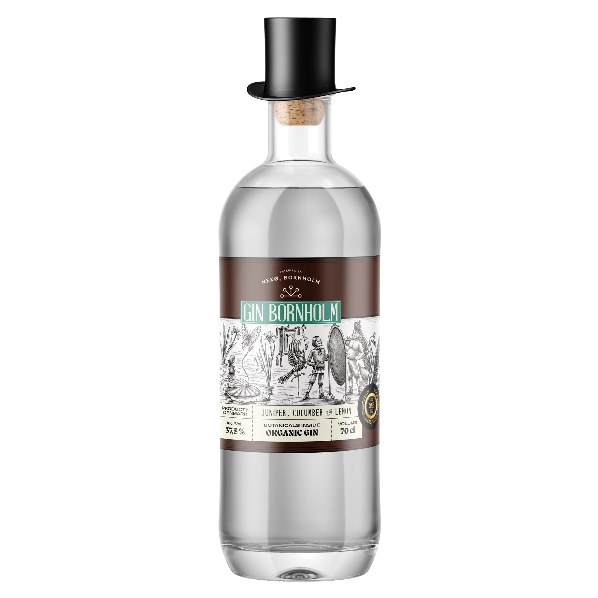 Billede af Gin Bornholm - Cucumber og Lemon 37,5% - 70 cl