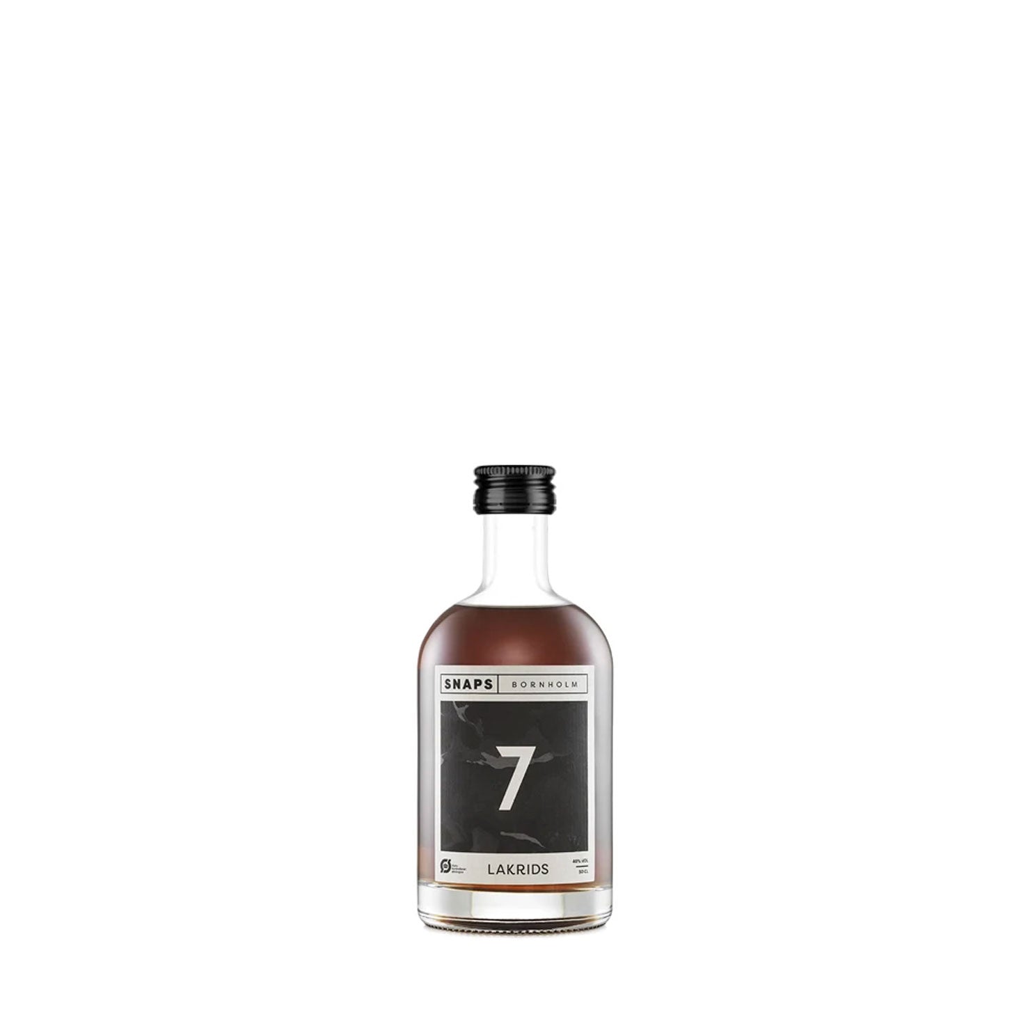 Se No. 7 Lakrids Snaps 40% - 5 cl hos Bornholm Spirits