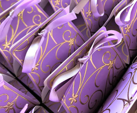 Purple Party Favour Bags