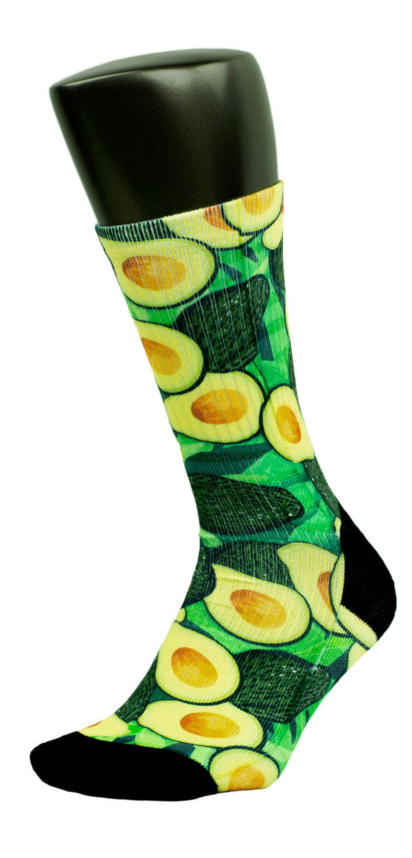 Smooth Avocados CES Custom Socks | CustomizeEliteSocks.com™