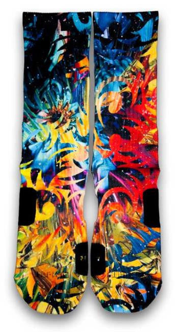 Solar Flares Nike Custom Elite Socks | CustomizeEliteSocks.com™