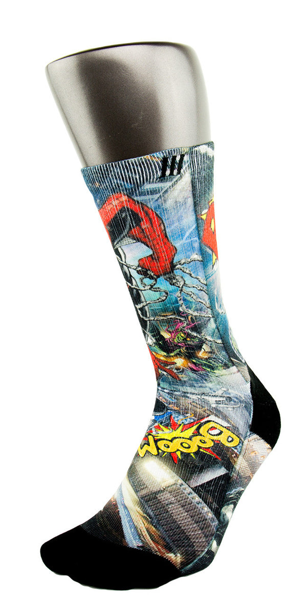 Spiderman 2 CES Custom Socks | CustomizeEliteSocks.com™