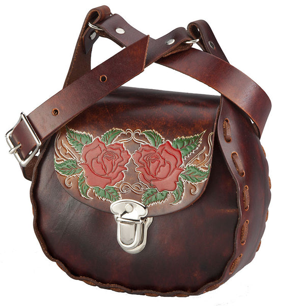 Stagecoach Rose Genuine Leather Shoulder Bag Made in USA – Rodeo Western Outlet