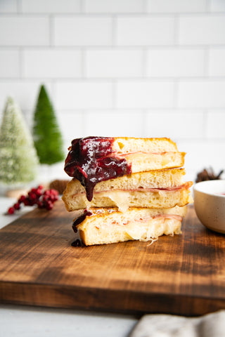 Raspberry Marionberry Monte Cristo Sandwich Recipe