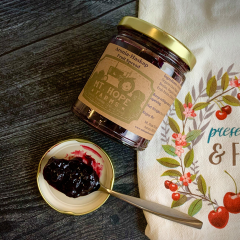 Aronia Haskap Fruit Spread, Aronia Berries, Haskap Berries, Haskap Jam