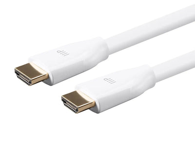 Monoprice 4K Certified Premium High Speed HDMI Cable 3ft - 18Gbps White
