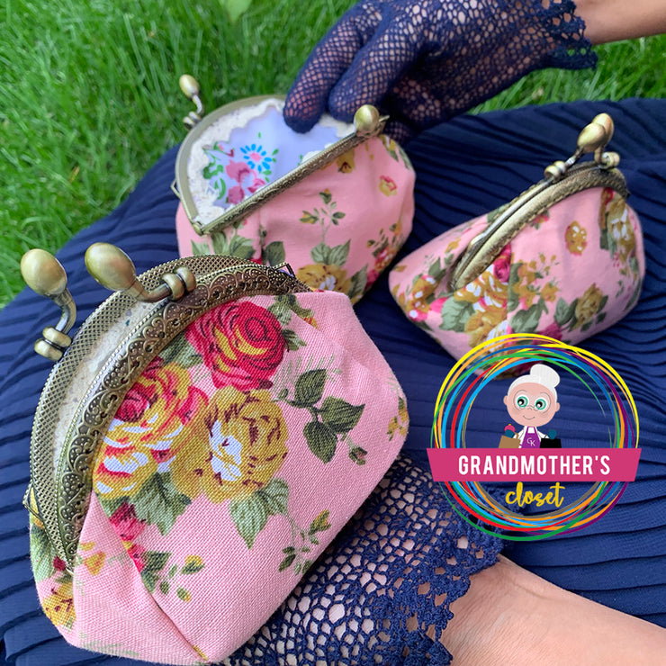 Grandmother's Vintage Style Coin Purse - 50% OFF SETS OF 3 and 5 ...