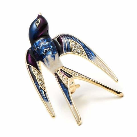 Stylish Swallow Brooch - $16 PROMO FREE SHIPPING