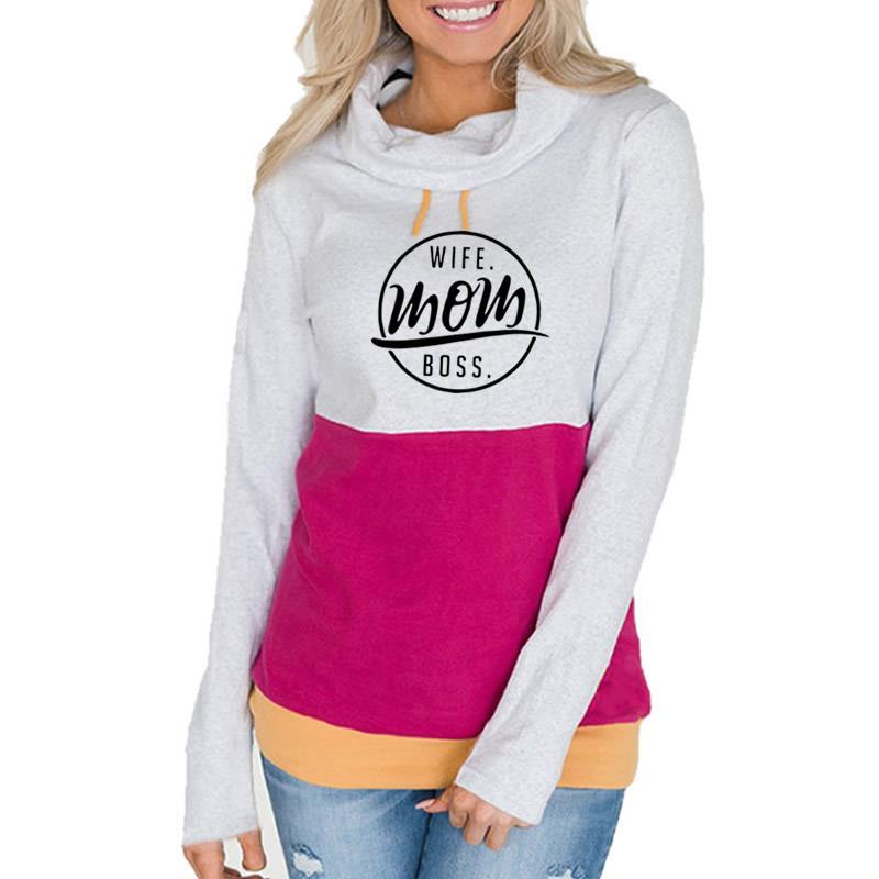 wife mom boss sweatshirt brooklyn