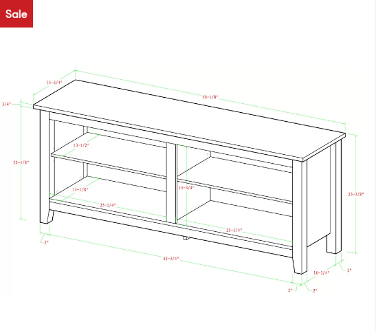 Barnwood Sunbury Tv Stand For Tvs Up To 60 Asseenontheshow As