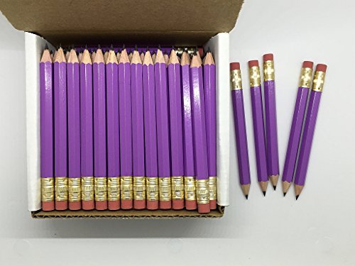 Half Pencils with Eraser - Golf, Classroom, Pew, Short, Mini, Small. C –  ExpressPencils