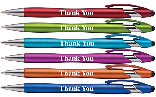 Seajan Employee Appreciation Gifts Pens Bulk Thank You for All You Do  Ballpoint Pens 2 in 1 Stylus Pens Funny Touch Screen Gift Pens for Men  Women