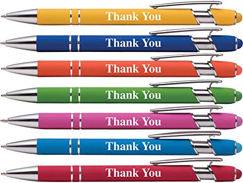 Thank You Pen Gift Motivational Quote Ballpoint Metal Pens Employee  Appreciation Gifts Screen Touch Pens for Team Building Women Men Office  Teacher