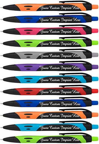 Custom Colored Ink Pens Soft-touch, Neon Ink Colors