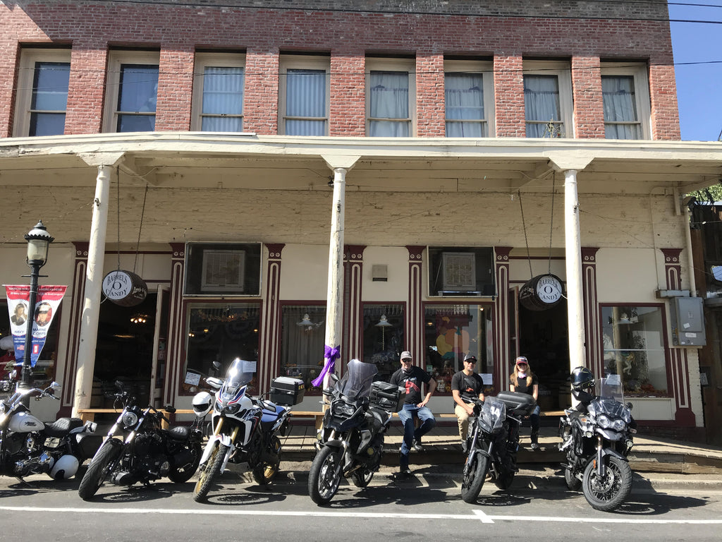 Ride Native Moto Adventures touring Virginia City Nevada Lake Tahoe