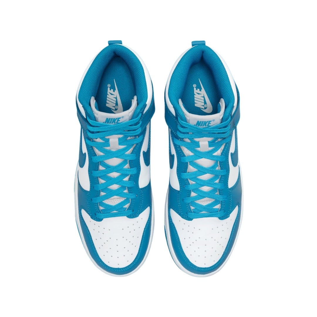 Nike Dunk Hi Retro Laser Blue White – SoleMate Sneakers