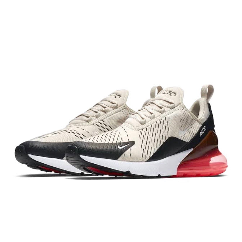 nike air max 270 black light bone hot punch