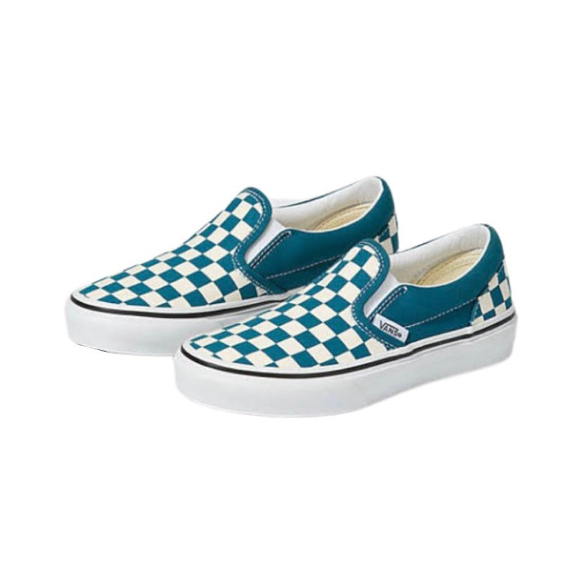 Vans Classic Slip On Checkerboard Blue 