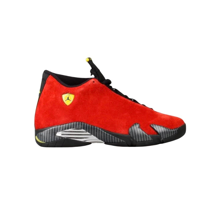 black and red ferrari jordans