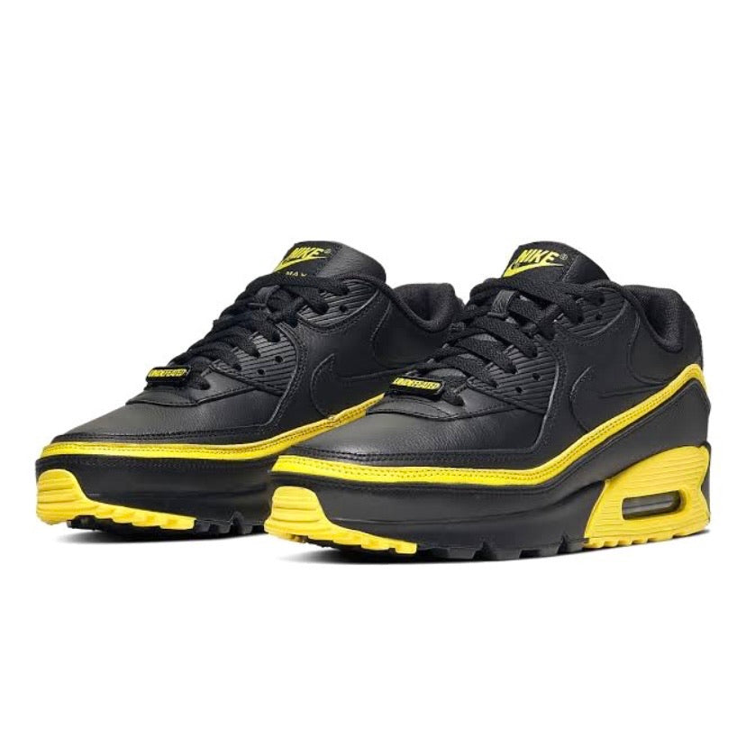 air max 90 undefeated black optic yellow