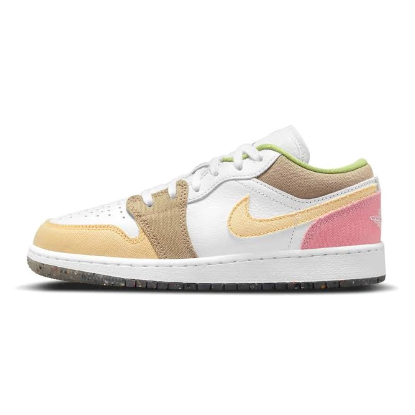 tan and pink jordans