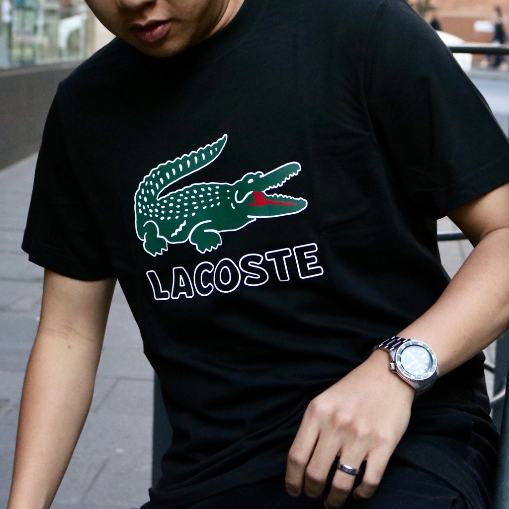 lacoste croc t shirt