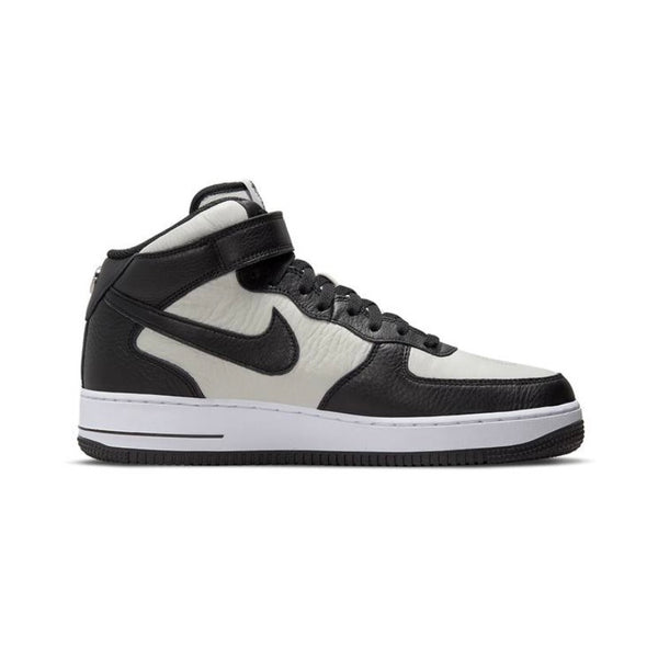 Stussy x Nike Air Force 1 07 Mid Black Black White – SoleMate Sneakers