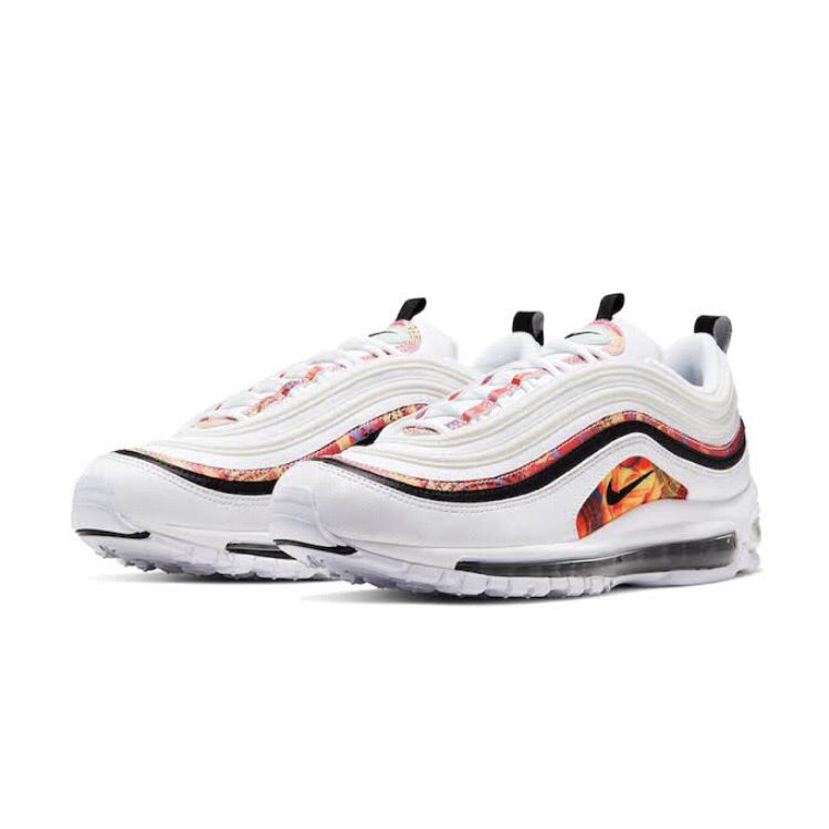 multi coloured nike 97