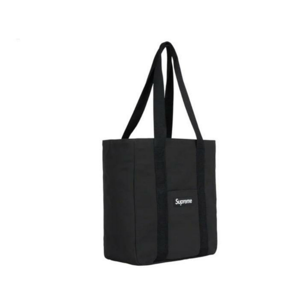 supreme canvas tote black