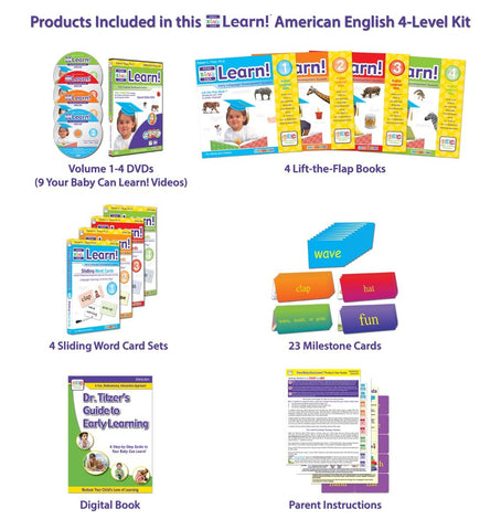 Your Baby Can Learn! American English 4-Level Kit