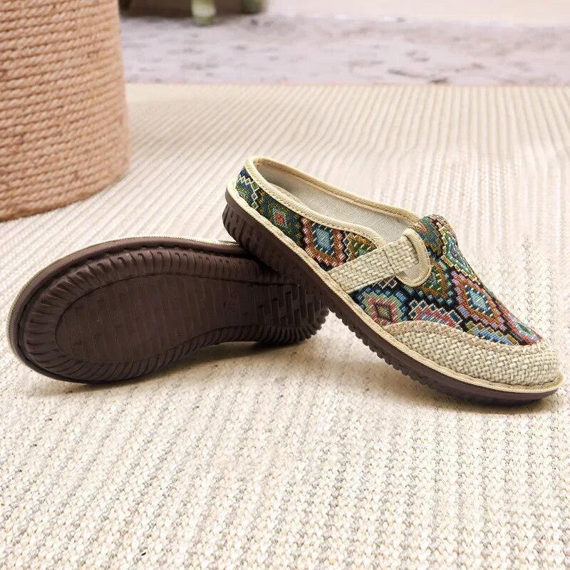 Women's Shoes Ethnic Casual Slippers