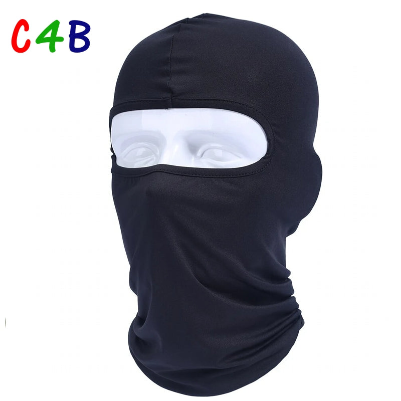 Lycra Motorcycle Balaclava Full Face Mask Windproof Paintball Military ...