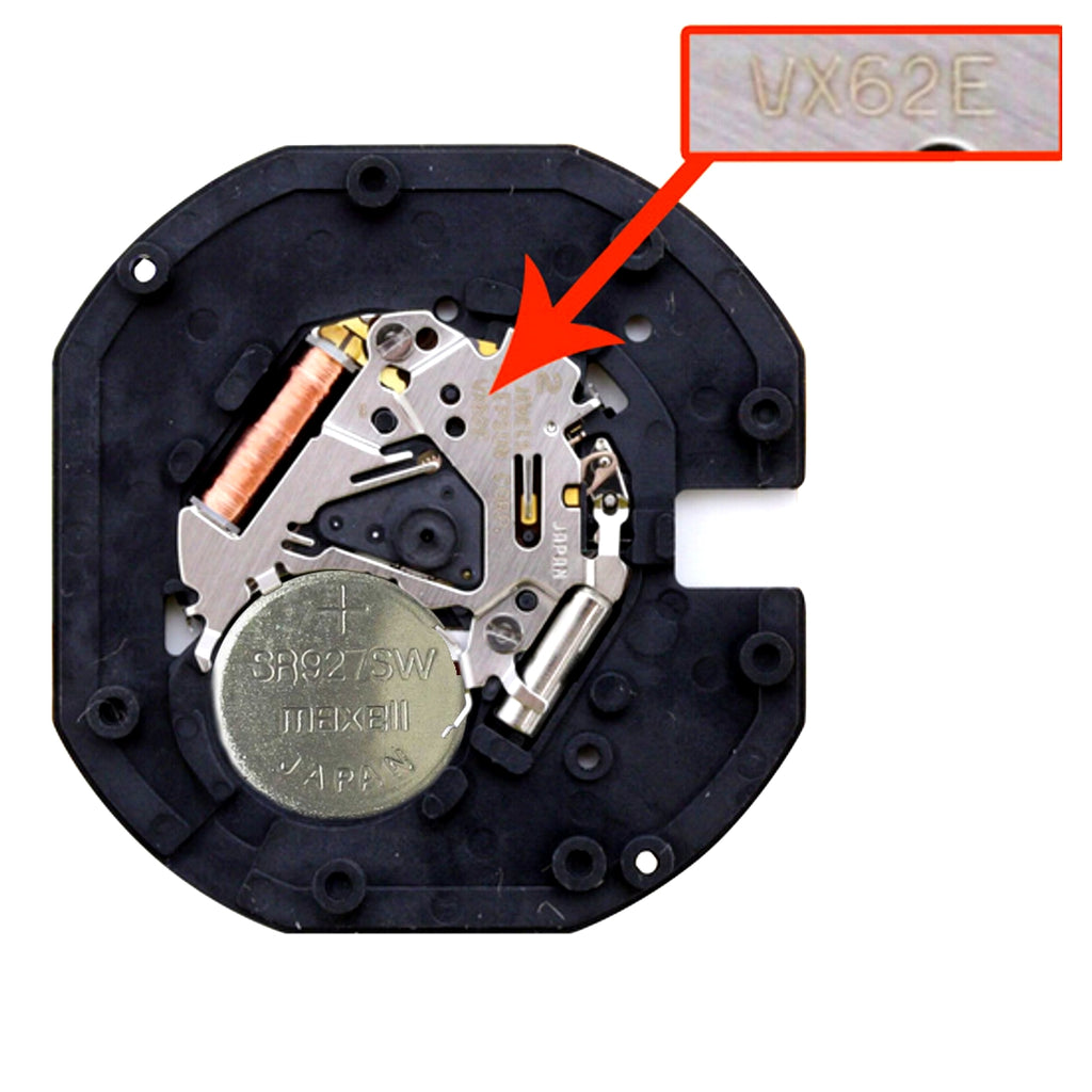 come4buy.com VX62 Date At 3:00 Quartz Watch Movement