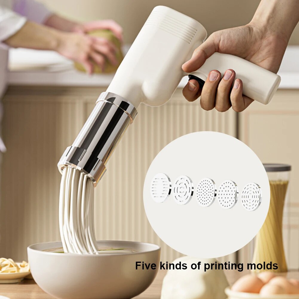 Electric Noodle Press Gun Կենցաղային Electric Cordless Pasta Maker