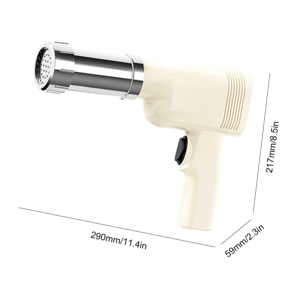 Pistola de prensa eléctrica para fideos Máquina de pasta eléctrica sen fíos doméstico