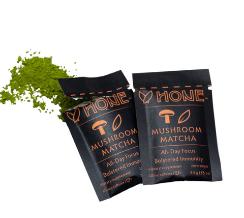 Mushroom Matcha Box - 10 Compostable Packets