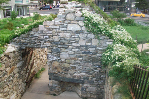 irish hunger memorial,  nyc, new york, new york city